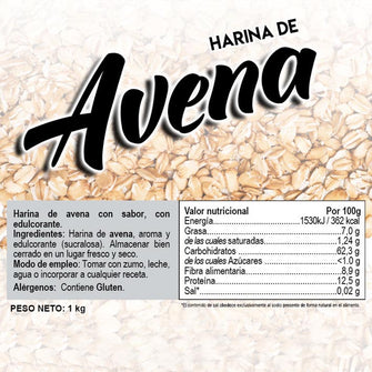 Farina d’avena gusto churros valori nutrizionali Eleven Fit