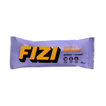 Barretta vegana arachidi e caramello ricoperta di cioccolato Fizi