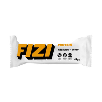 Barretta vegana proteica alla nocciola ricoperta di cioccolato Fizi