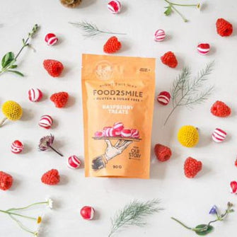 Caramelle dure senza zucchero al gusto lampone Food2Smile
