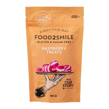 Caramelle dure senza zucchero al lampone senza zucchero Food2Smile