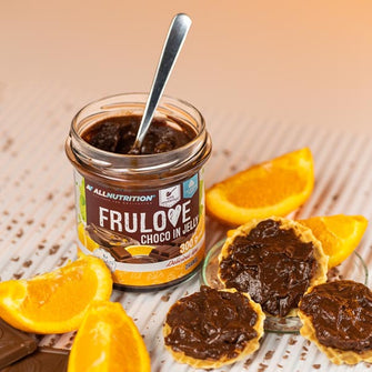 Arancia e cioccolato in gelatina Frulove senza zuccheri aggiunti All Nutrition
