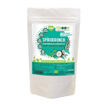 Granola all'alga spirulina Spirukrunch Tiboom