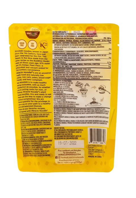 Riso di Konjac - Miracle Noodles