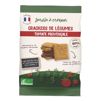Crackers di ceci sl pomodoro e erbe provenzali BIO - Jardin a croquer