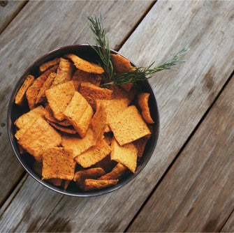 Crackers di ceci sl pomodoro e erbe provenzali organico - Jardin a croquer
