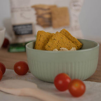 Crackers di ceci zucca e coriandolo BIO vegan- Jardin a croquer