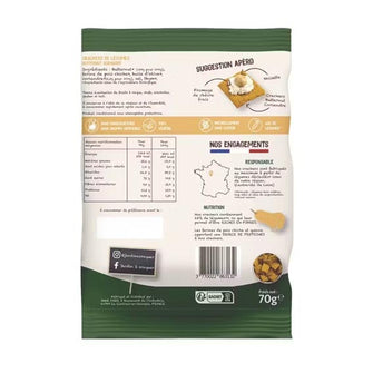 Crackers di ceci zucca e coriandolo BIO valori nutrizionali - Jardin a croquer