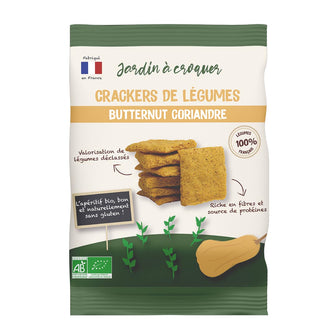 Crackers di ceci zucca e coriandolo BIO - Jardin a croquer