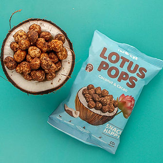 Lotus Pops cocco e cacao vegan Just Nosh