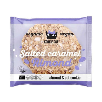 Biscotto vegan mandorle e caramello salato Kookie Cat