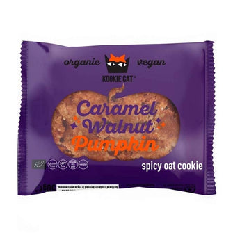Biscotto vegan zucca e noci caramellate Kookie Cat
