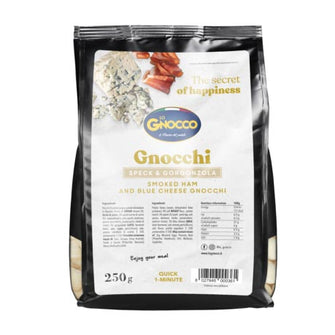 Gnocchi di patate speck e gorgonzola gourmet Lo Gnocco