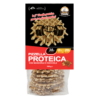 Pizzella proteica con mandorle e nocciole - Mastro Pizzella