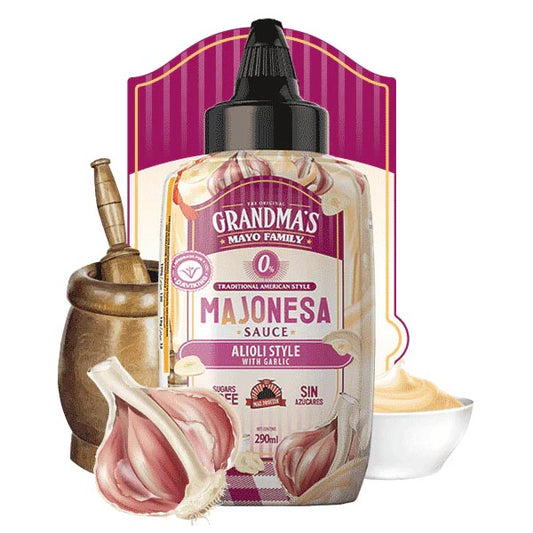 Salsa gusto mayonese all'aglio Grandma’s sugar free Maxprotein