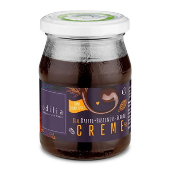 Bio crema nocciola cioccolato e datteri - Odilia