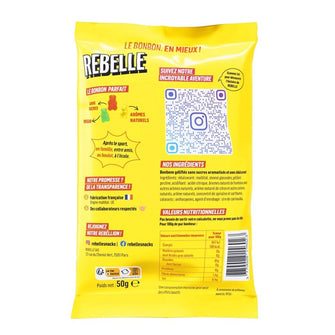 Orsetti gommmosi senza zucchero vegani valori nutrizionali Rebelle