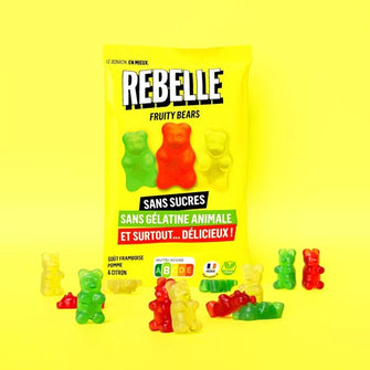 Caramelle gommmose senza zucchero vegani - Rebelle