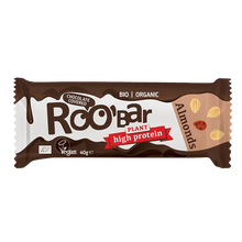 Barretta proteica alla mandorla ricoperta di cioccolato - RooBar