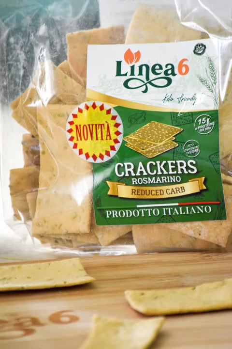 Crackers al rosmarino low carb  - Linea 6