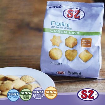 Frollini vegan al riso senza zuccheri aggiunti e senza lattosio- SZ