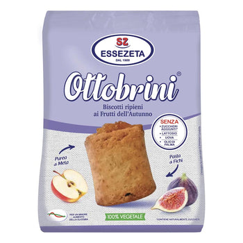 Ottobrini biscotti ripieni di di fichi e mela senza zuccheri aggiunti SZ