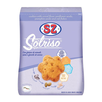 SolRiso biscotti con semi e avena senza zuccheri aggiunti - SZ