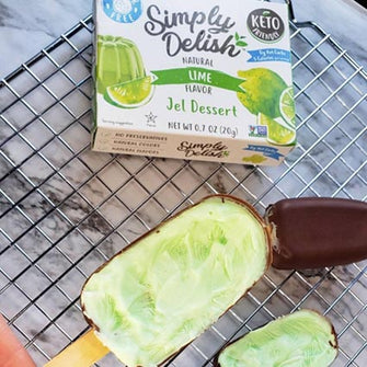 Preparato per gelatina al gusto lime senza zucchero light Simply Delish