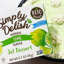 Preparato per gelatina al gusto lime senza zucchero cheto Simply Delish