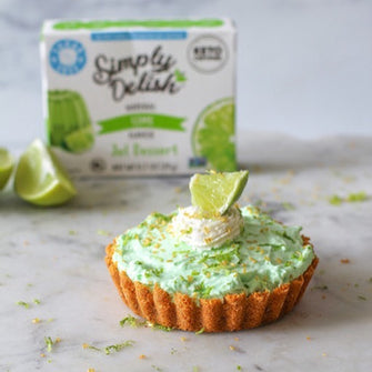 Preparato per gelatina al gusto lime senza zucchero keto friendly Simply Delish