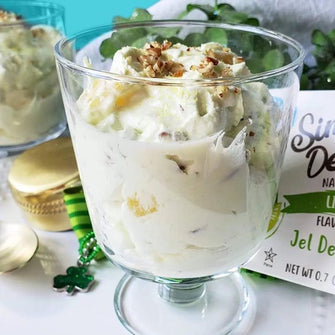 Preparato per gelatina al gusto lime senza zucchero vegan Simply Delish