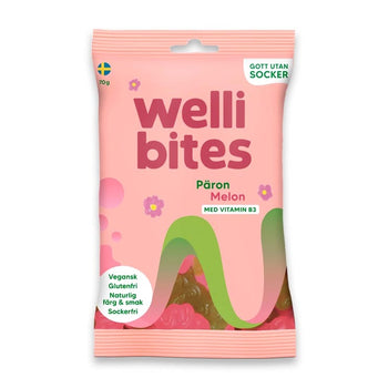 Caramelle gommose pera e melone con vitamina B3 Welli Bites