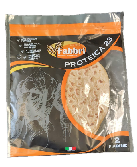 Piadina proteica 2pz da 100g - Fabbri