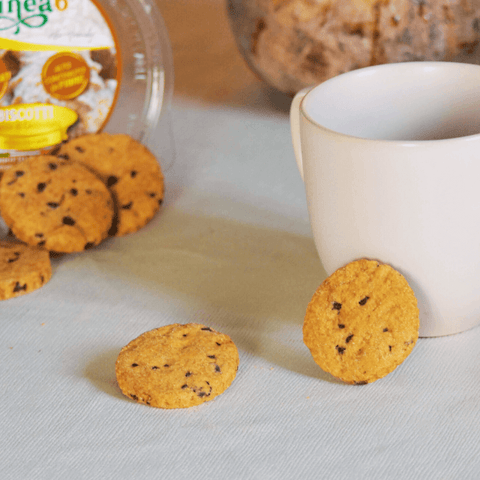 Biscotti con gocce di cioccolato low carb - Linea6