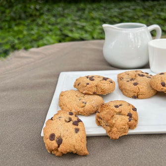 Biscotti integrali senza zuccheri Imperfetti con mandorle e cioccolato vegan Carolina Honest
