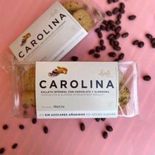 Biscotti integrali cioccolato e mandorle Carolina Honest