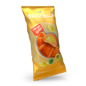 Cornetto proteico ripieno di crema pasticcera - EatPro