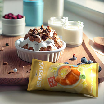 Cornetto proteico ripieno di crema pasticcera low carb EatPro
