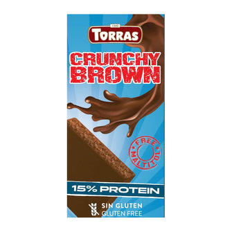 Cioccolato proteico crunchy senza zucchero aggiunto Torras