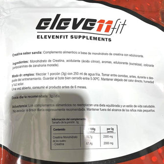 Creatina monoidrato gusto anguria valori nutrizionali - Eleven Fit