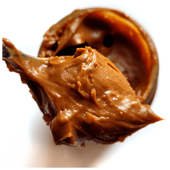 Cucchiaio crema dolce leche senza zucchero
