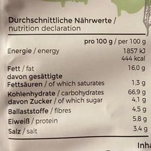 Snack di piselli piccante valori nutrizionali Filinchen