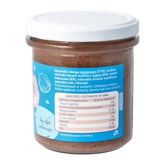 Halva cioccolato cocco senza zuccheri aggiunti valori nutrizionali- Krukam