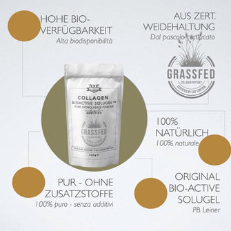 Peptidi di collagene Grass Feed Bioactive Solugel da pascoli certificati