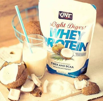 Proteine del siero Light Digest Cocco con fibre- QNT