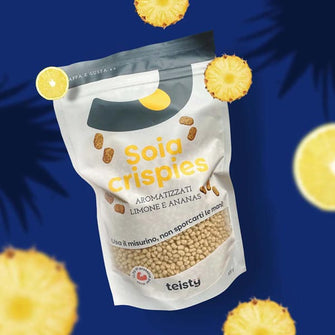 Crispies vegan limone ananas con proteine Teisty