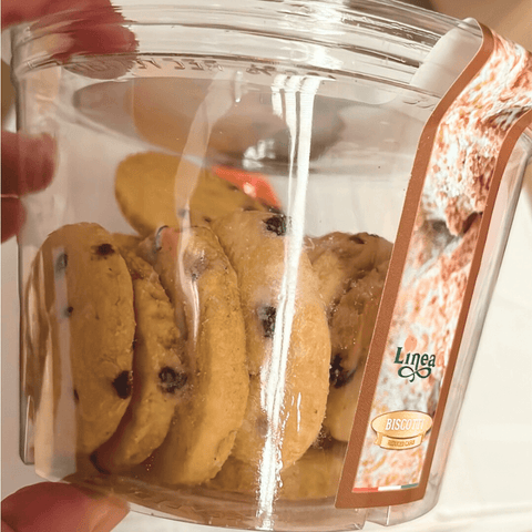 Biscotti con gocce di cioccolato low carb - Linea6