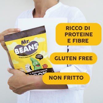 Snack di legumi italiani gusto classico senza glutineMr Beans