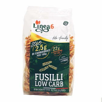 Fusilli pasta low carb Linea 6