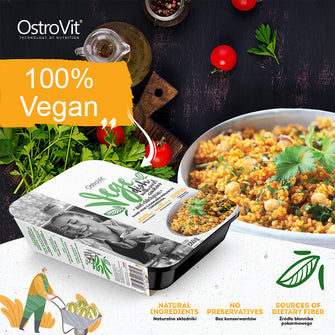 Piatto pronto vegan senza conservanti 